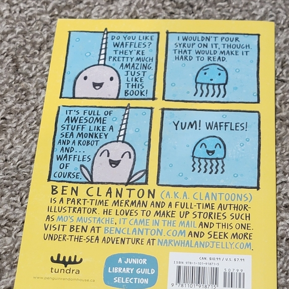 Narwhal and Jelly Book - Blue Cover - Picture 8 of 8